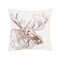 18" x 18" Moose Portrait Indoor / Outdoor Embroidered Throw Pillow